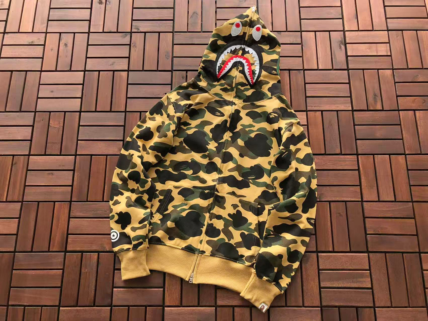 BAPE SHARK CAMOUFLAGE HOODIE