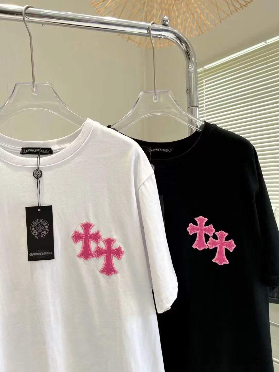 CHROME HEARTS CROSS PATCH T-SHIRT