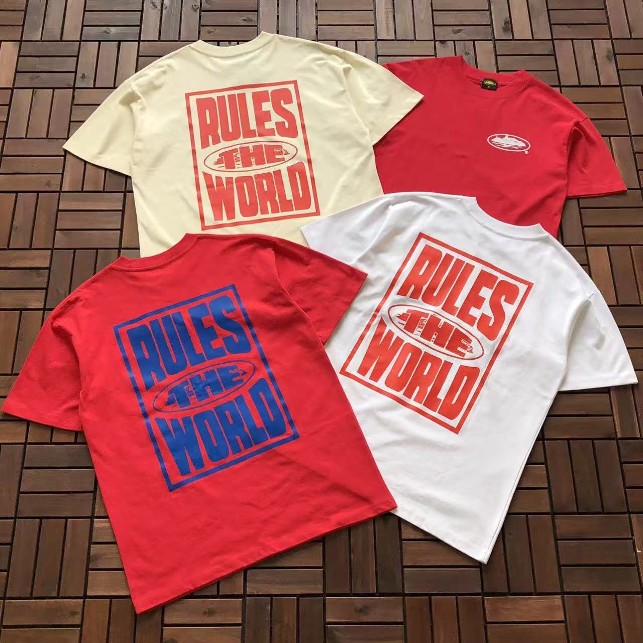 CORTEIZ X SUPREME RULES THE WORLD T-SHIRR