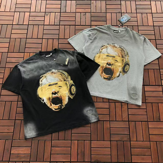 HELLSTAR “SCREAMING HEADPHONES” T-SHIRT