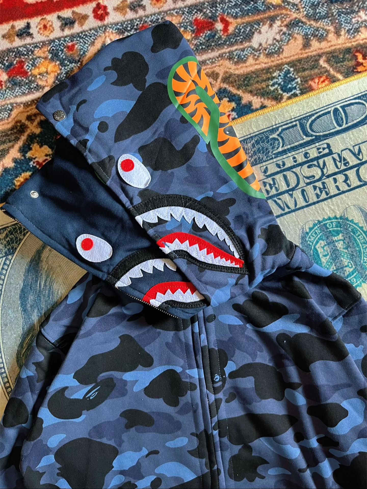 BAPE SHARK CAMOUFLAGE HOODIE