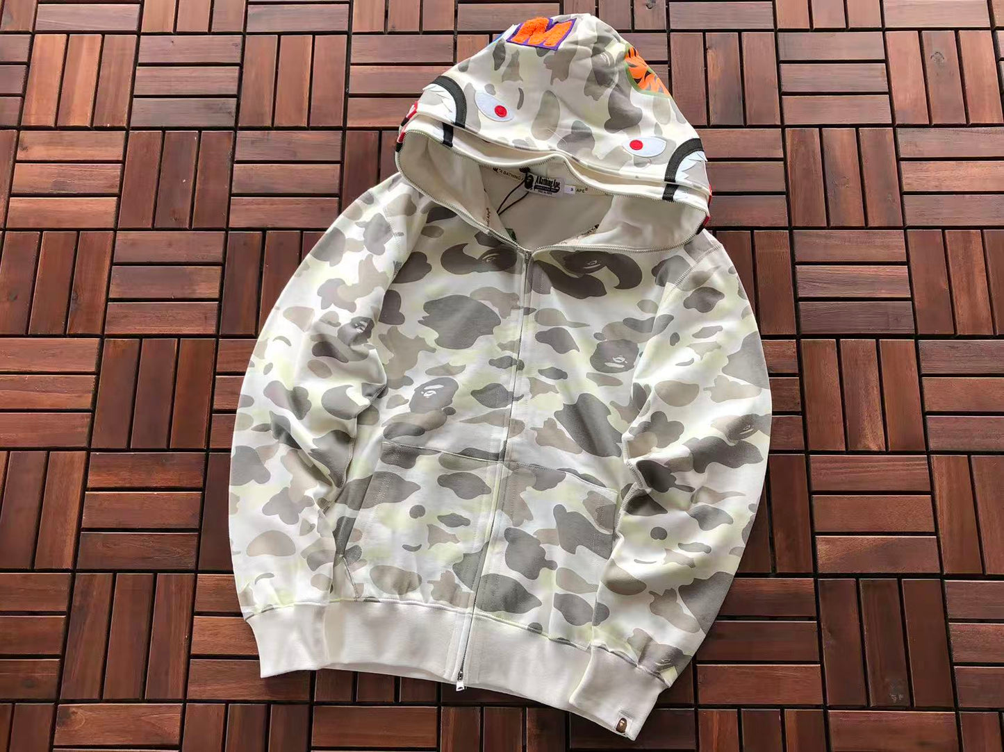 BAPE SHARK CAMOUFLAGE HOODIE