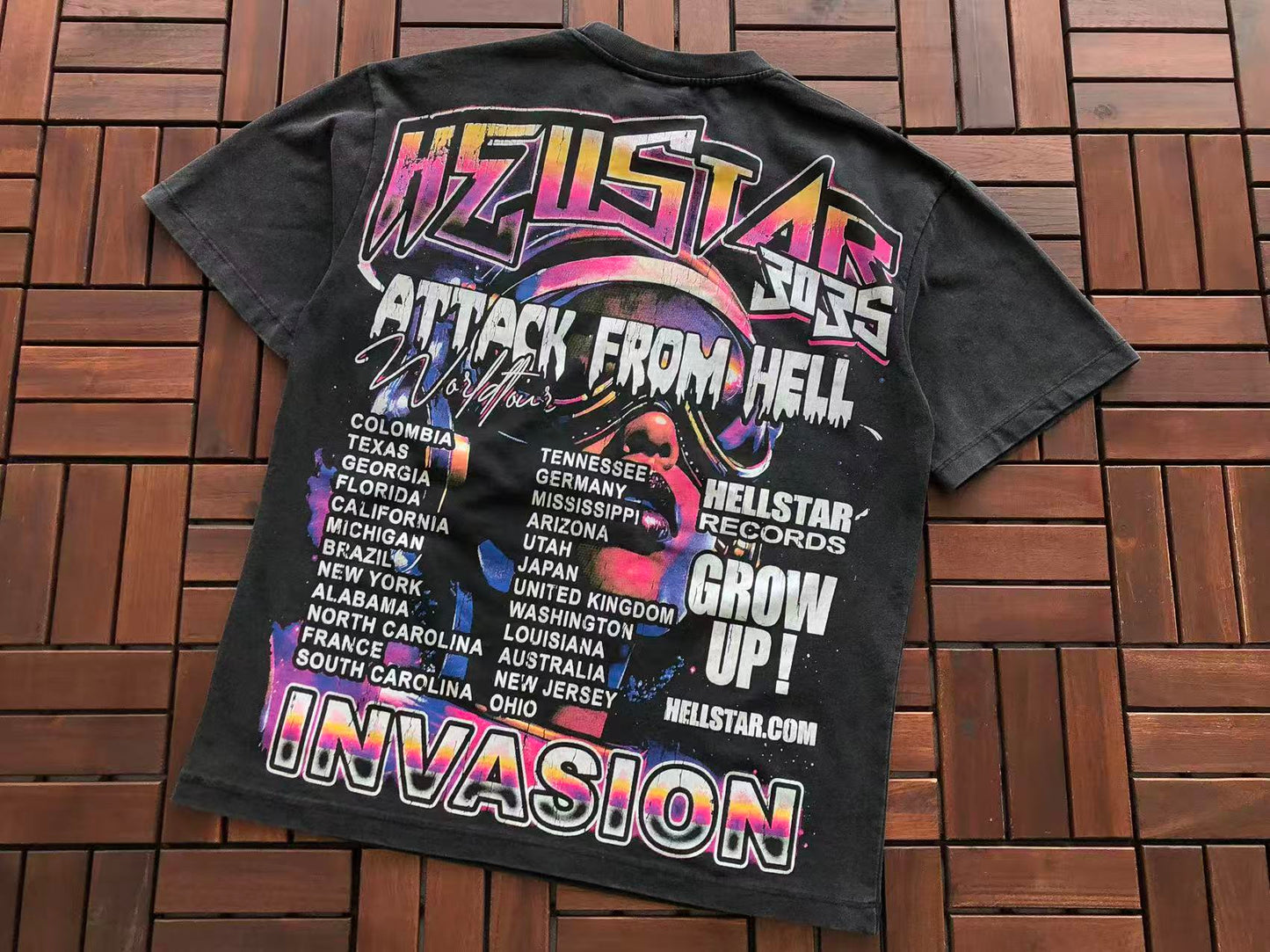 HELLSTAR “INVASION WORLD TOUR” T-SHIRT