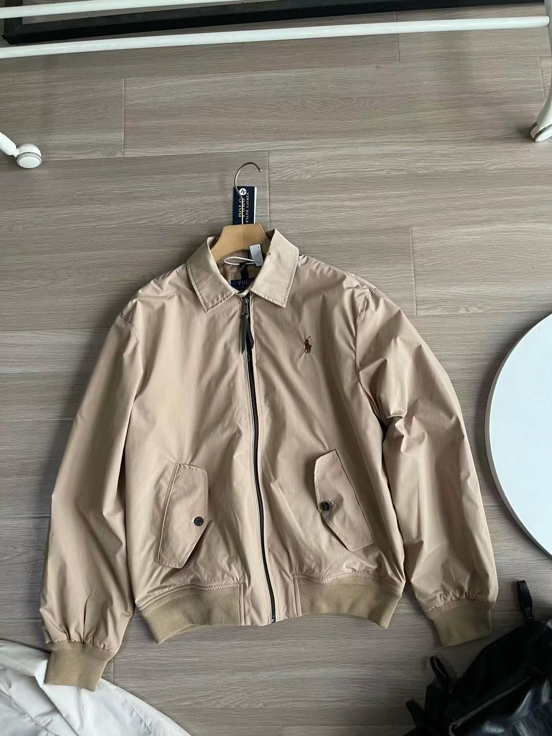 RALPH LAUREN POCKET HARRINGTON JACKET