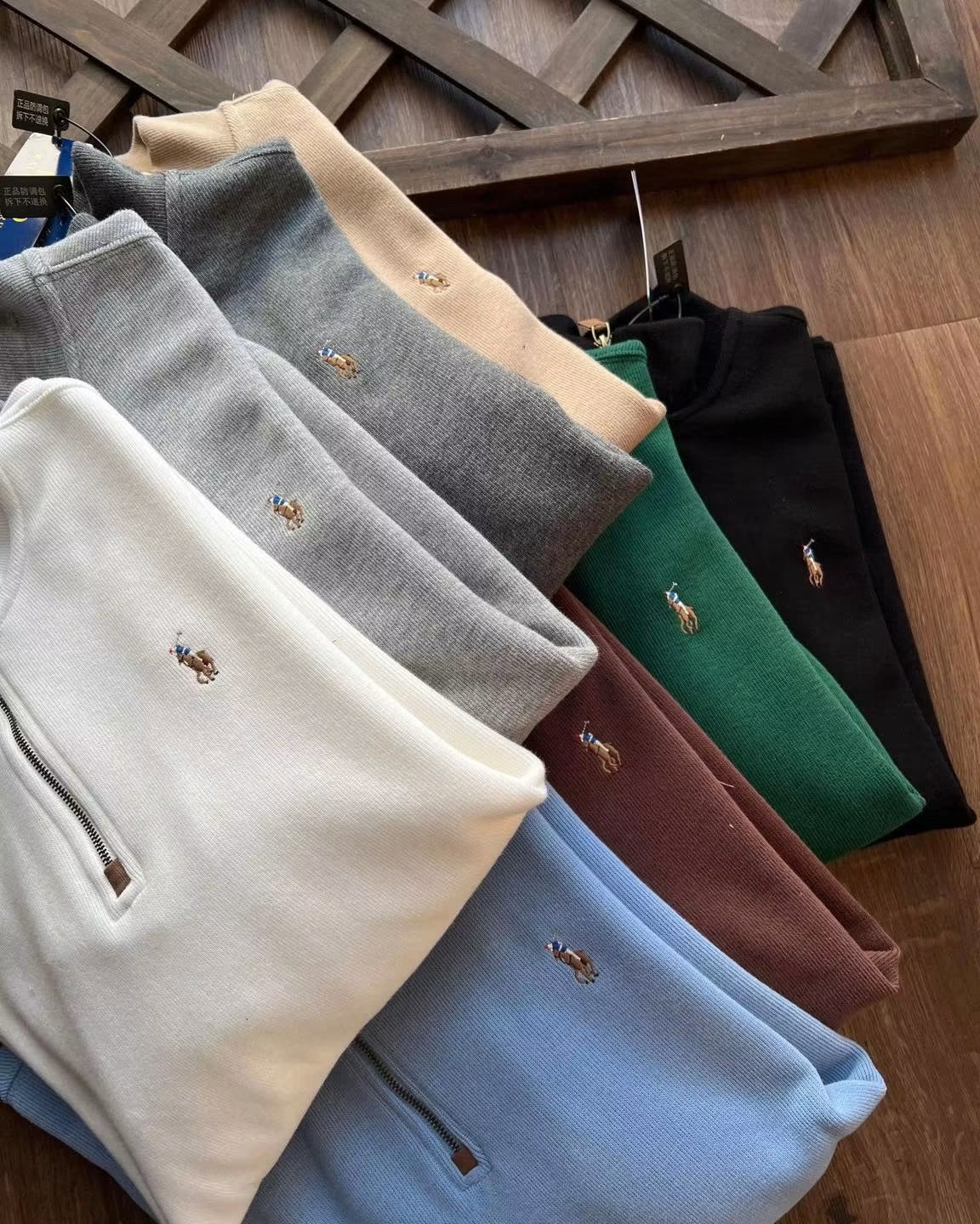RALPH LAUREN HALF ZIP JACKET