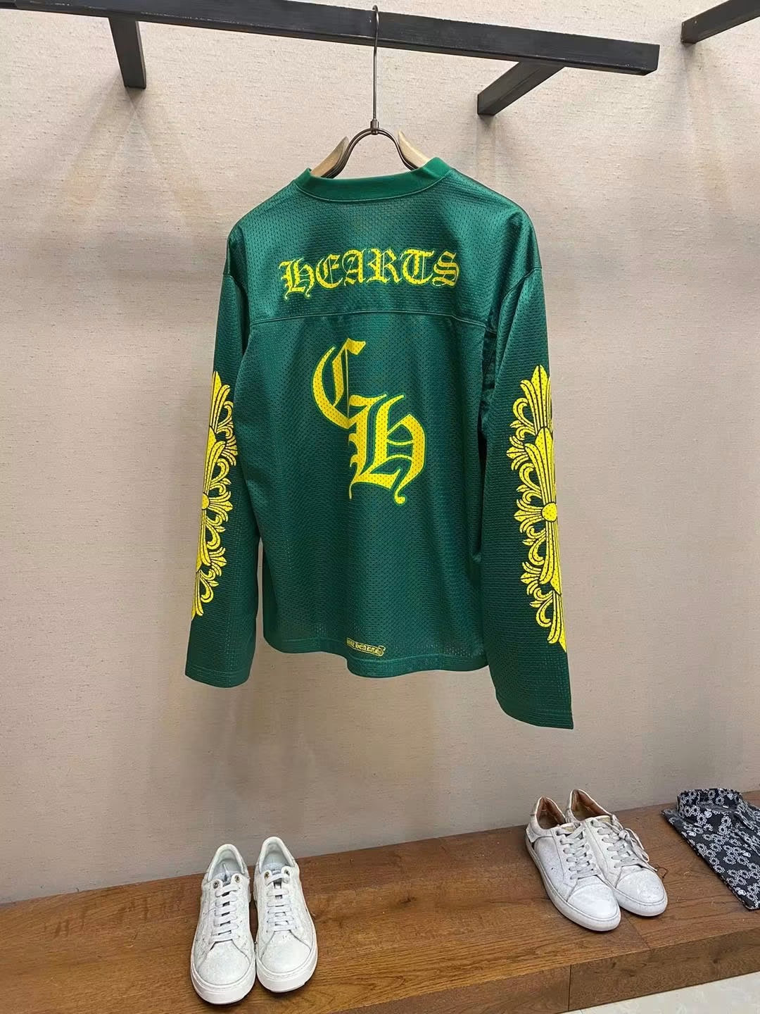 CHROME HEARTS FLORAL SLEEVE JERSEY