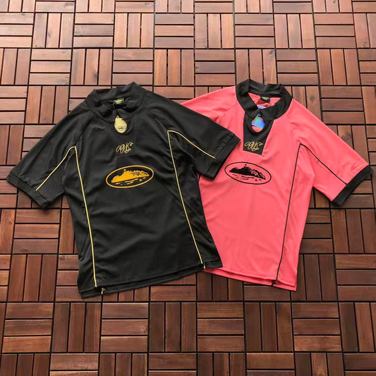 CORTEIZ ALCATRAZ REFLECTIVE COLLARED JERSEY