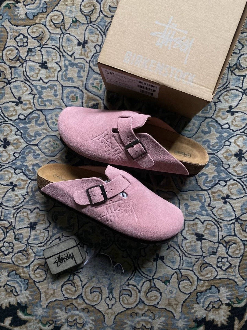 STUSSY X BIRKENSTOCK BOSTON CLOGS