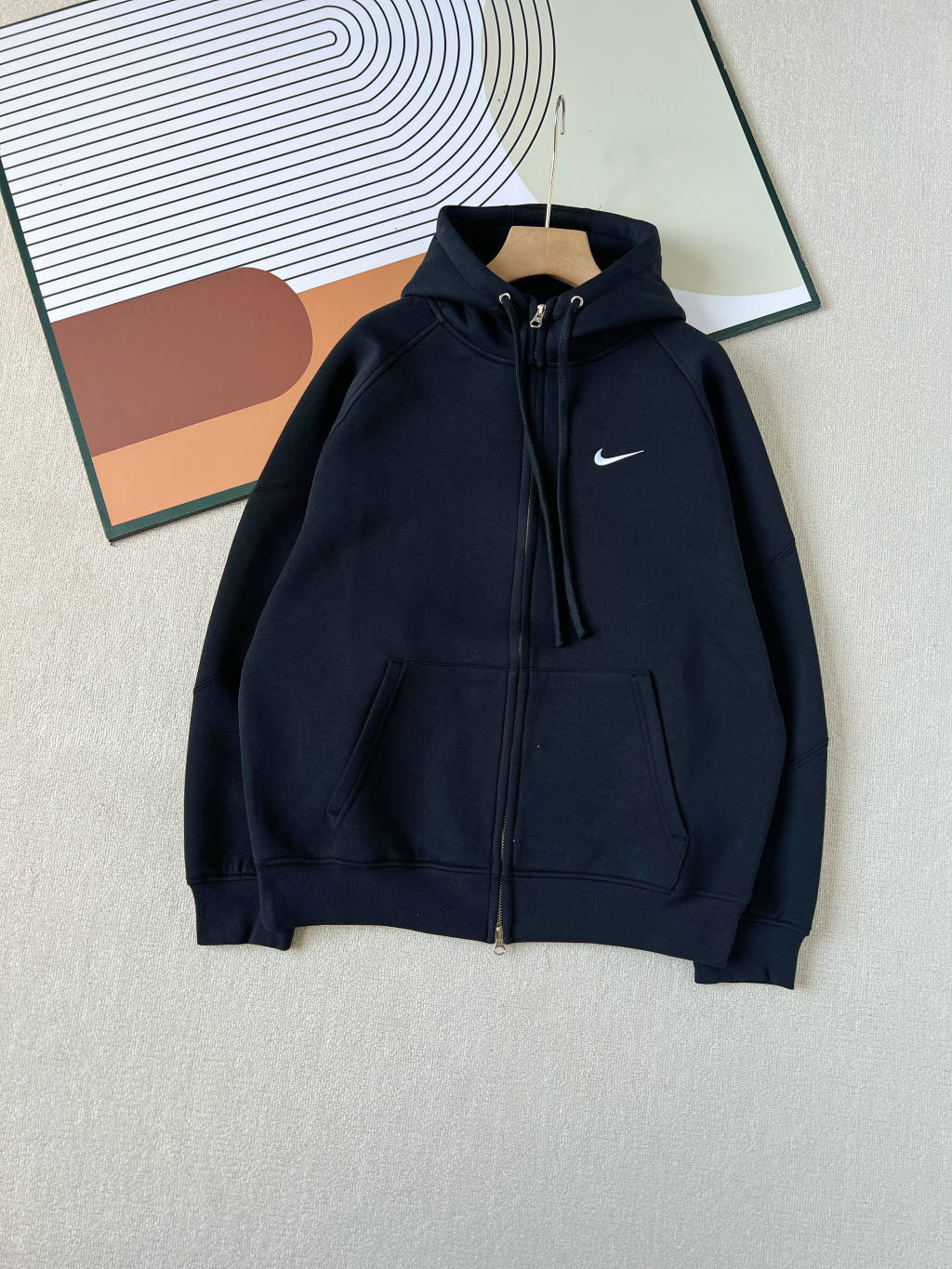 NIKE X SUPREME SWOOSH ZIP UP HOODIE
