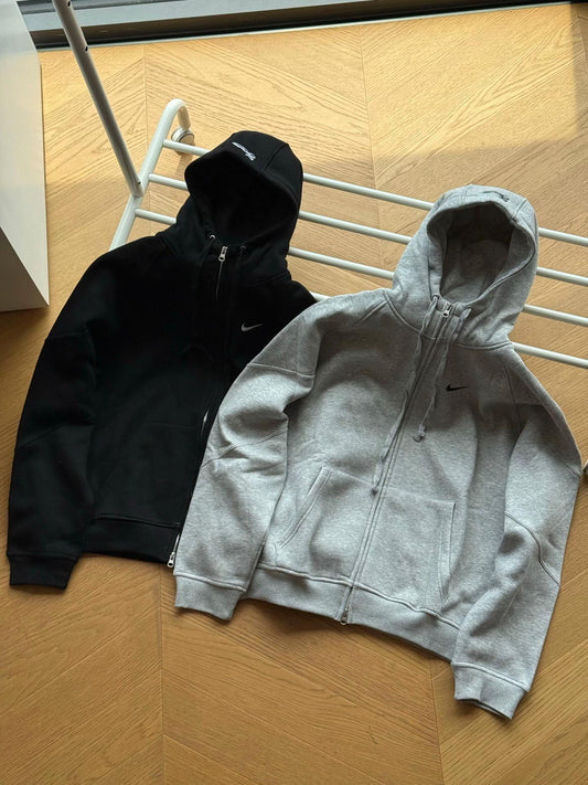 NIKE X SUPREME SWOOSH ZIPPED HOODIE