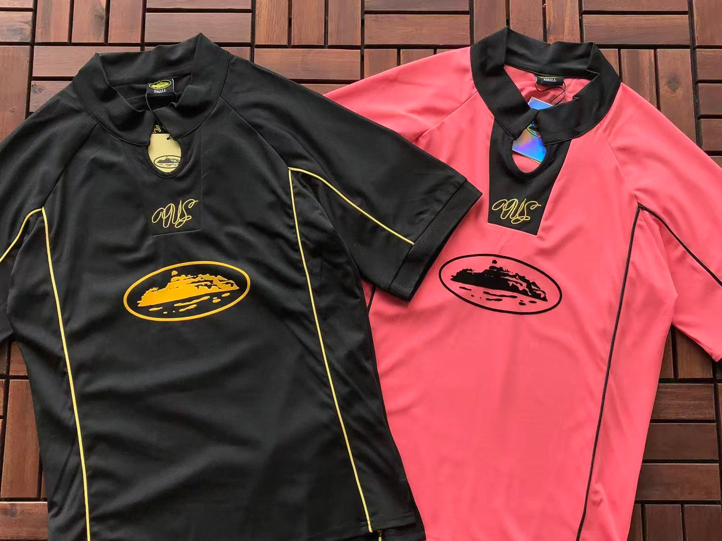 CORTEIZ ALCATRAZ REFLECTIVE COLLARED JERSEY