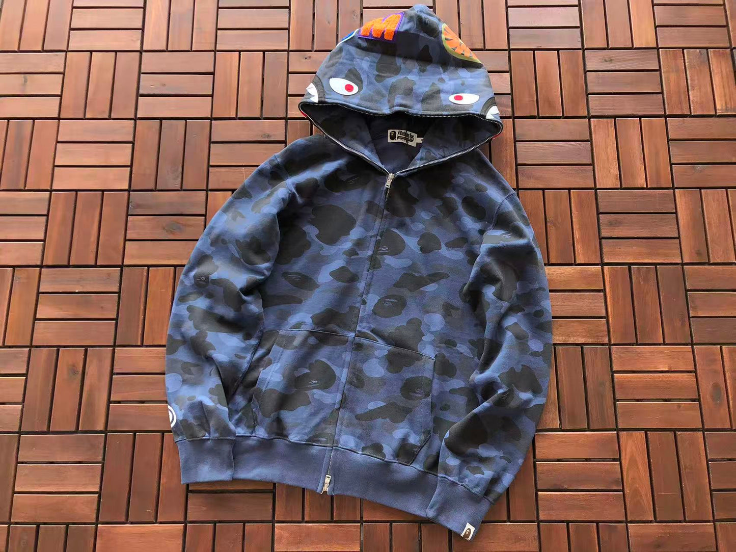BAPE SHARK CAMOUFLAGE HOODIE
