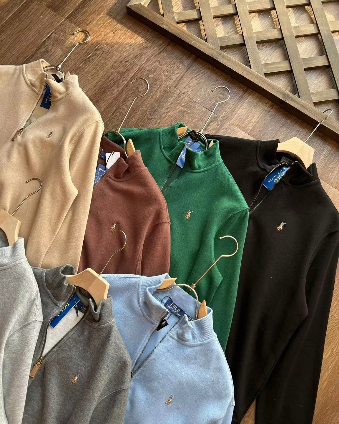 RALPH LAUREN HALF ZIP JACKET