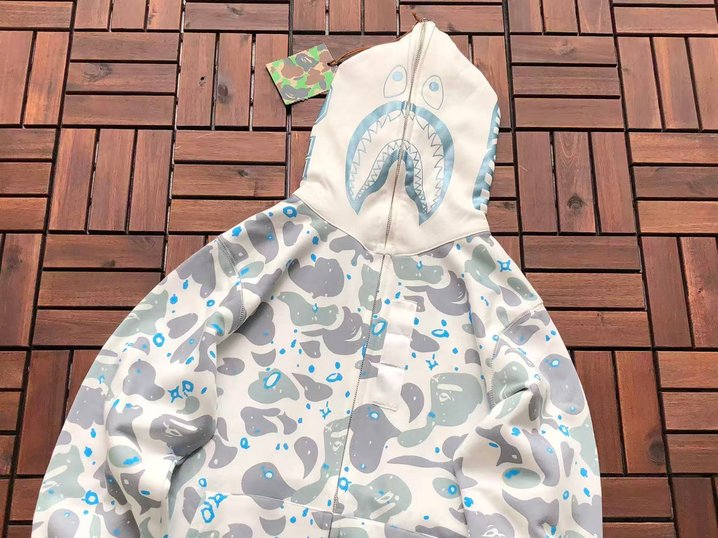 BAPE SHARK CAMOUFLAGE HOODIE