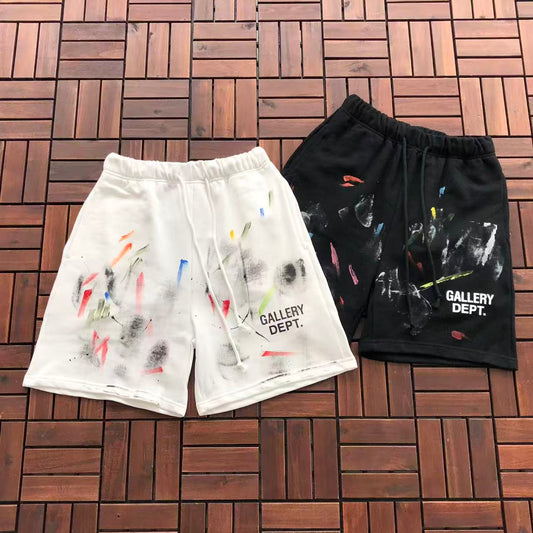 GALLERY DEPT SPLATTERED PAINT SHORTS