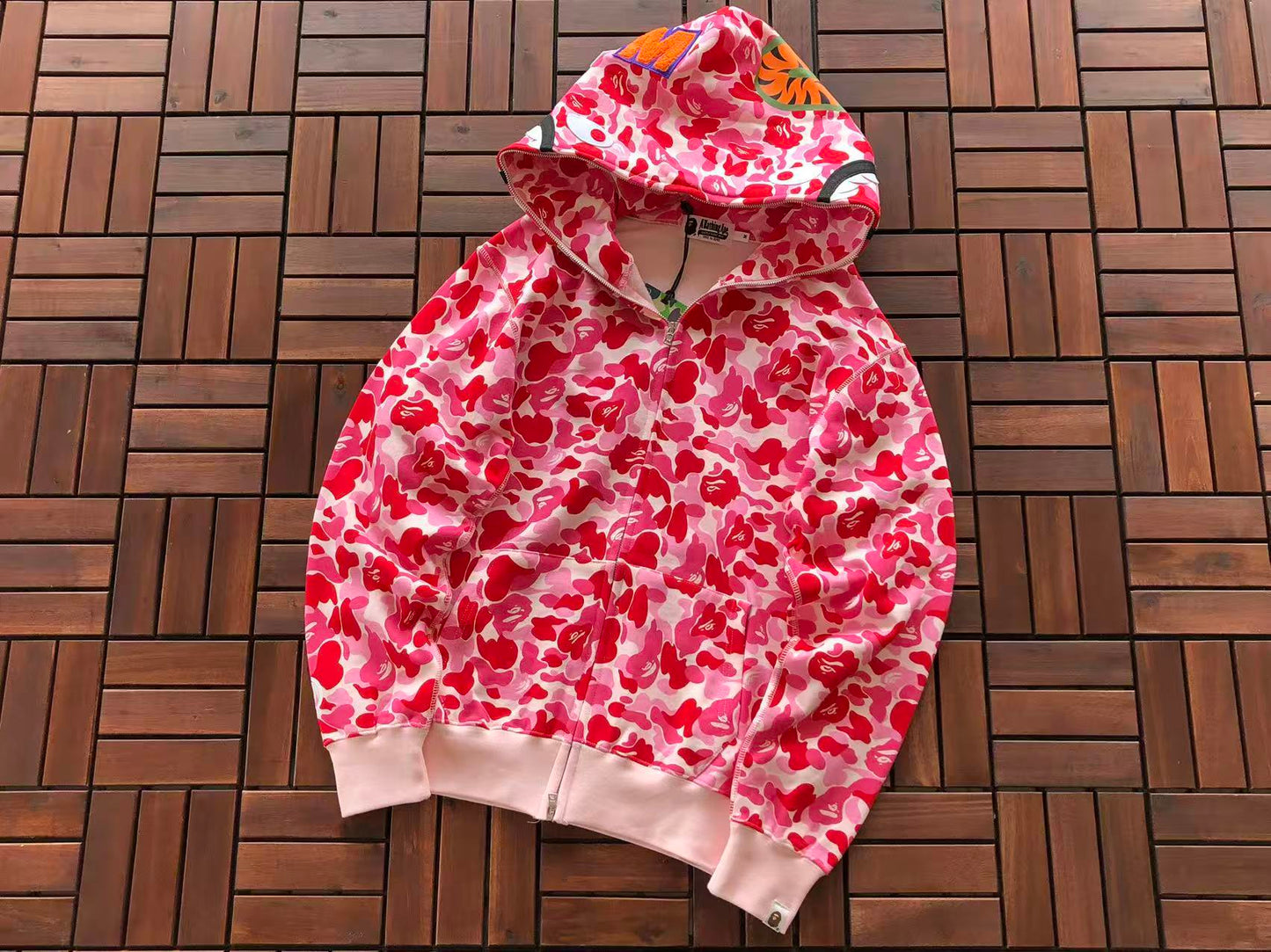 BAPE SHARK CAMOUFLAGE HOODIE