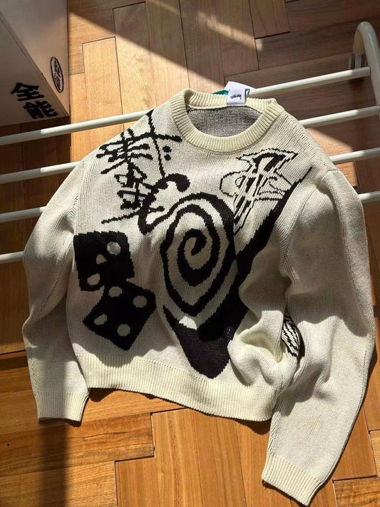 STUSSY X NIKE KNITTED SWEATER