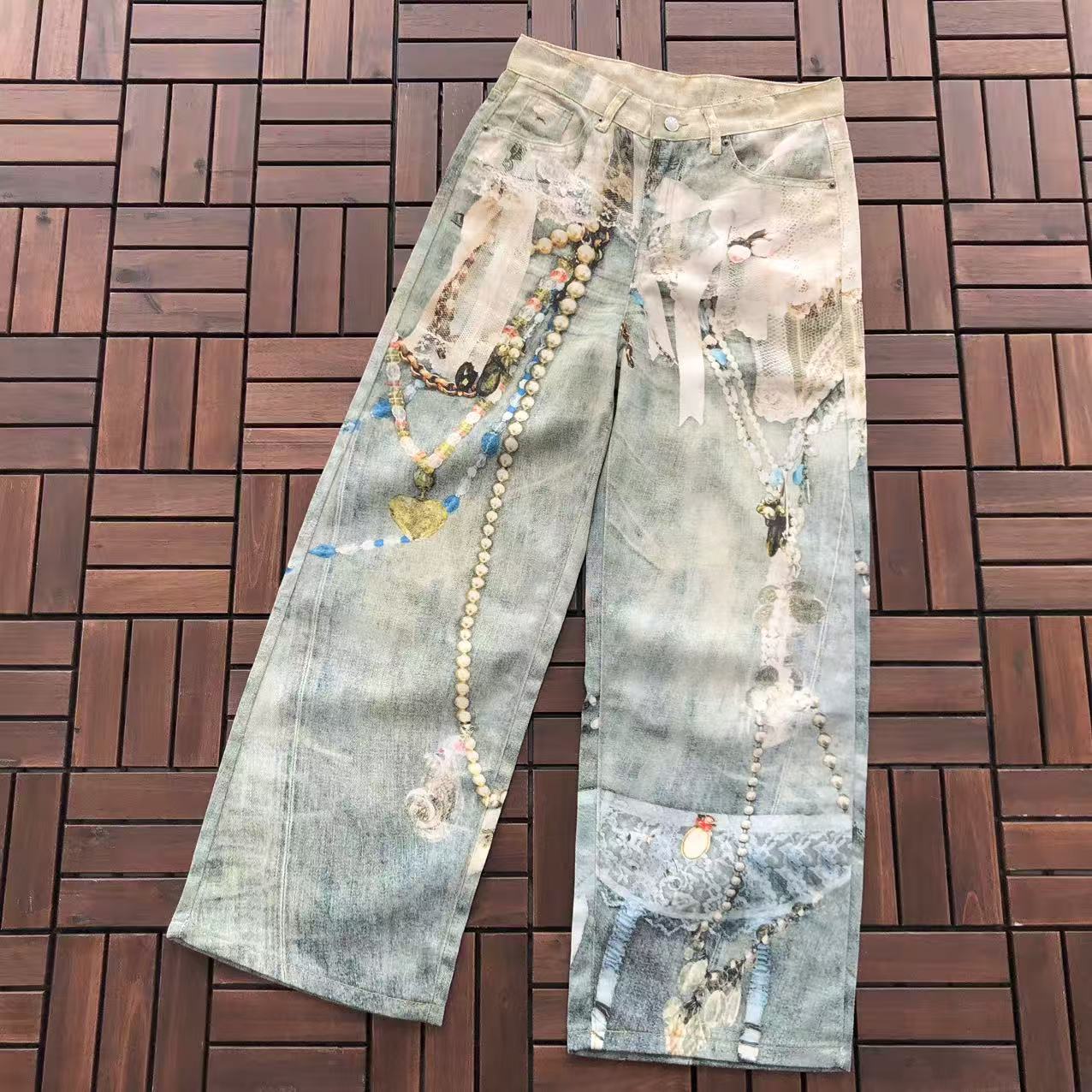ACNE STUDIOS 1981 TROMPE L’OEIL JEANS (Copy)