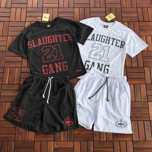 CORTEIZ X SLAUGHTER GANG 21 SAVAGE MESH JERSEY