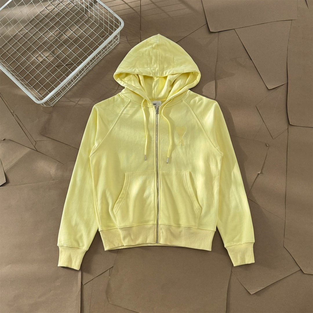 AMI ZIPPED HOODIE