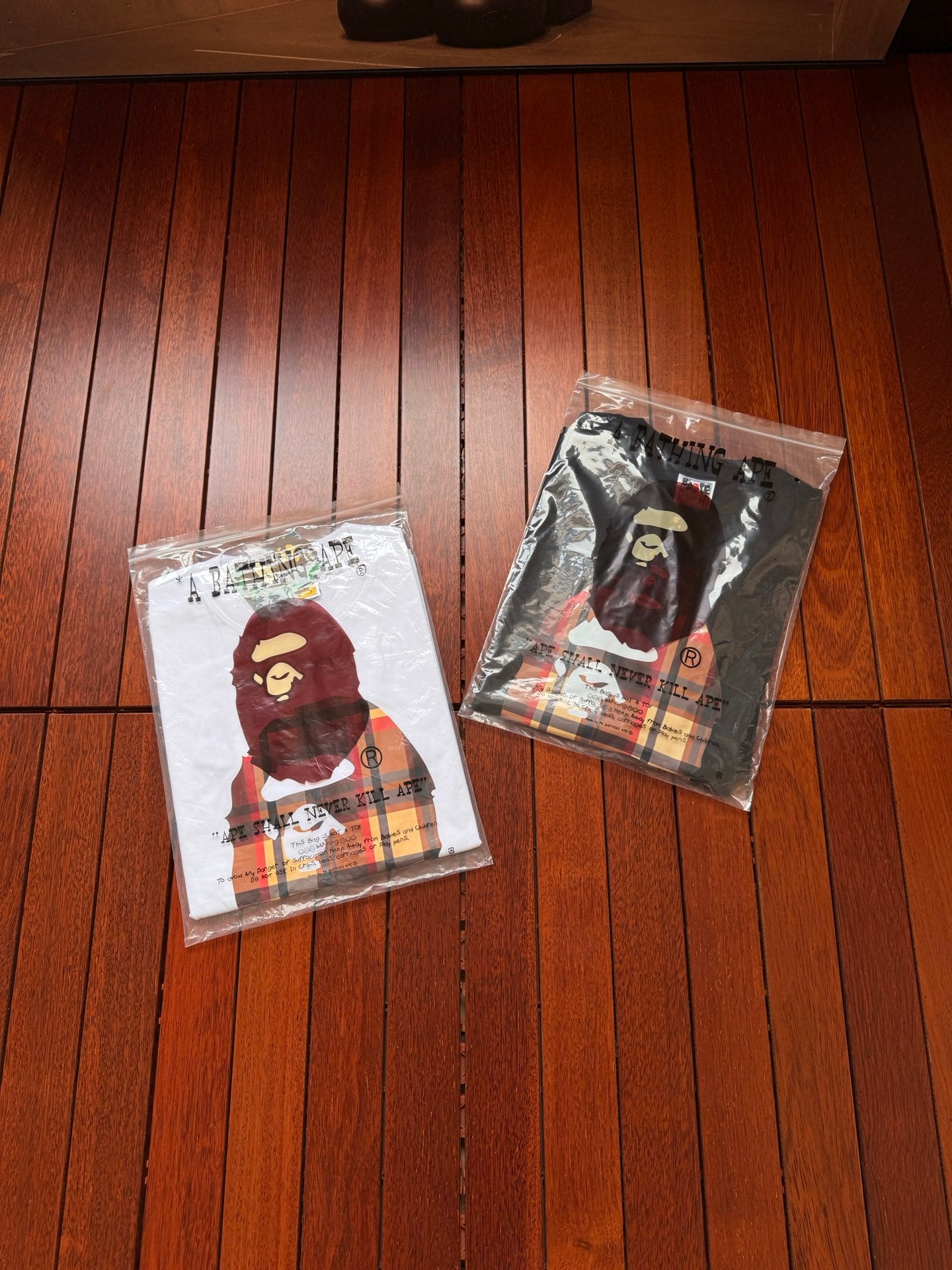 BAPE CHECK BY BATHING APE T-SHIRT