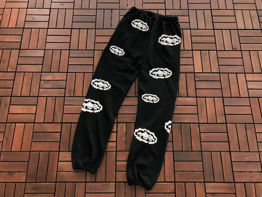 DENIM TEARS X CORTEIZ WREATH PRINT PANTS