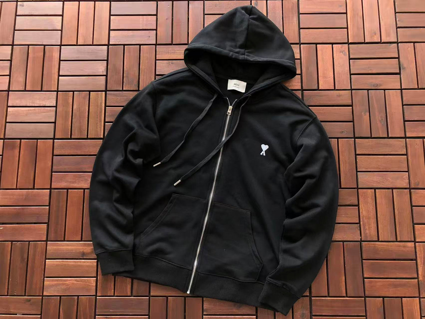 AMI ZIPPED HOODIE