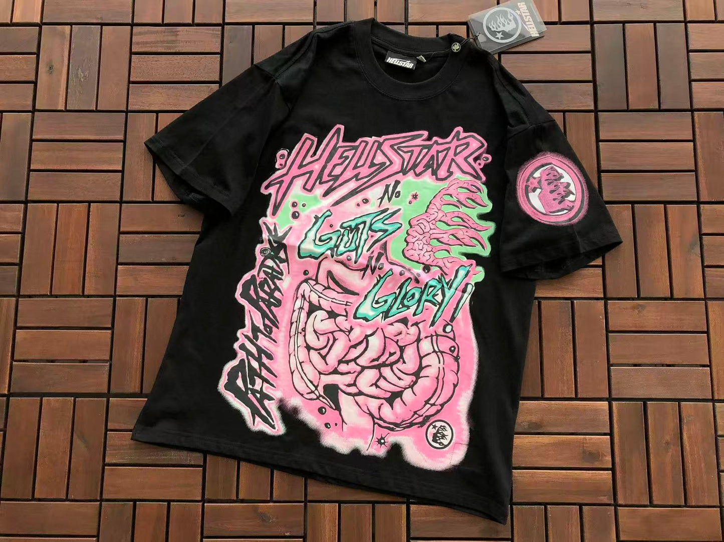 HELLSTAR “NO GUTS NO GLORY” T-SHIRT