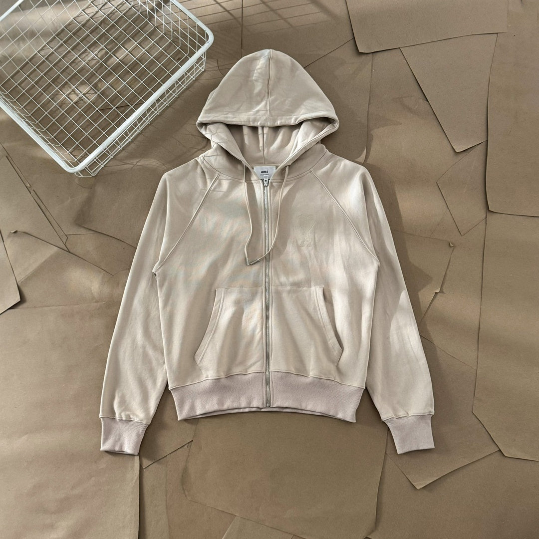 AMI ZIPPED HOODIE