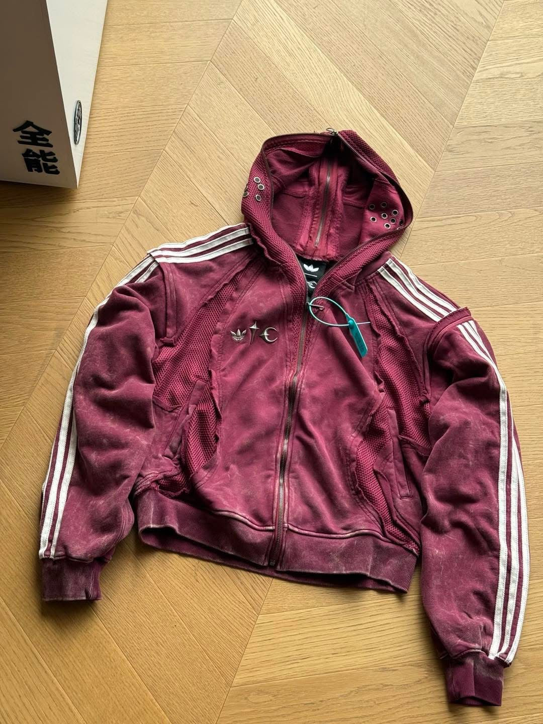 ADIDAS X THUG CLUB TEAMGEIST HOODED ZIP UP