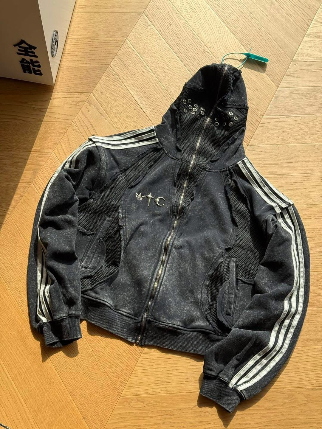 ADIDAS X THUG CLUB TEAMGEIST HOODED ZIP UP
